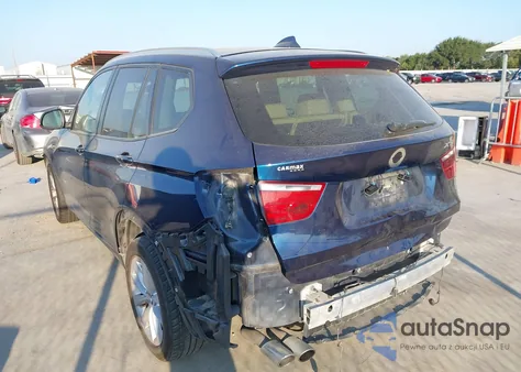 2017 BMW X3 xDrive28I z USA, uszkodzony, nr VIN 5UXWX9C35H0W69634